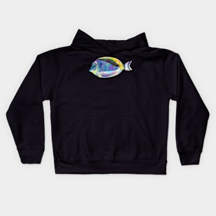 Beautiful and Pretty Colorful Crystal Fish Kids Hoodie